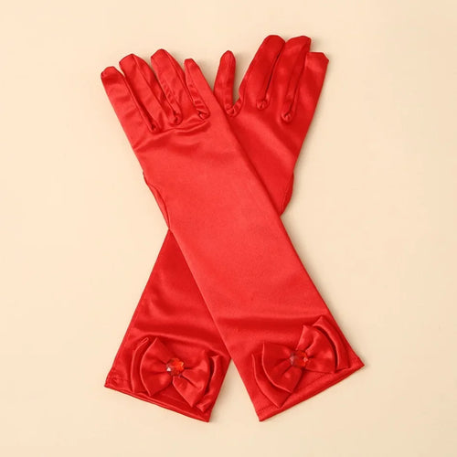 Children Princess Long Gloves Girl Birthday Party