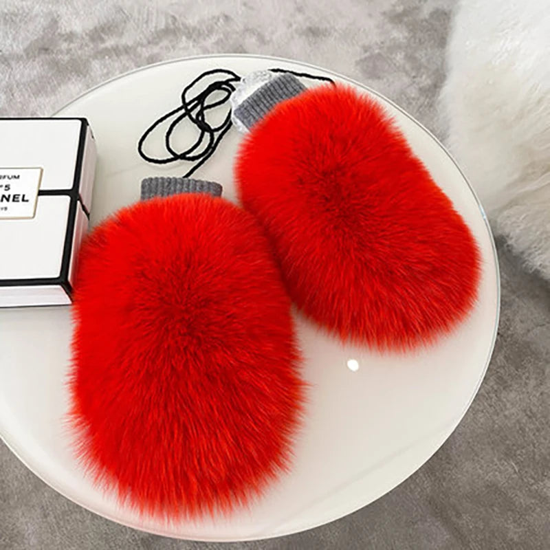 2026 New Style Winter Warm Genuine Fox